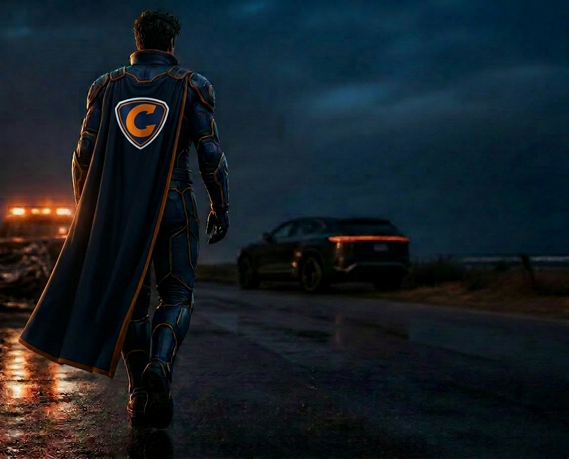 CRASH guardian arriving at a scene